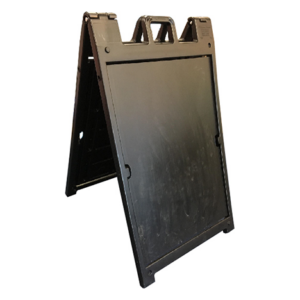 36 x 24 Black Plasticade A-Frame