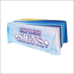 Drape Table Cover with Express Signs Logo