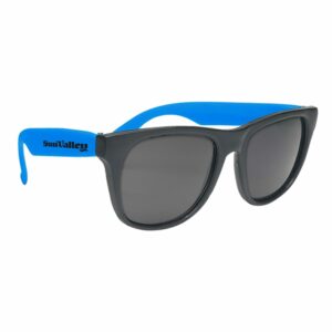Sunglasses with Black Frame and Logo