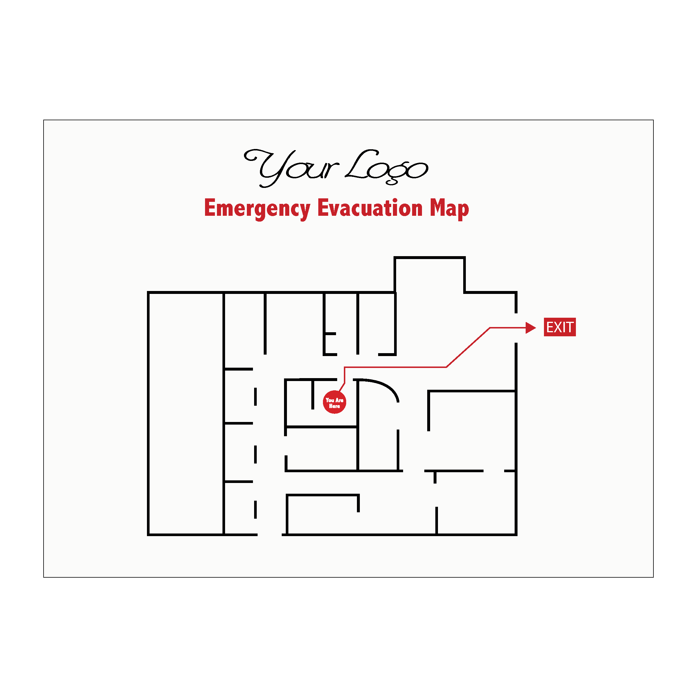 Emergency Evacuation Map Express Signs