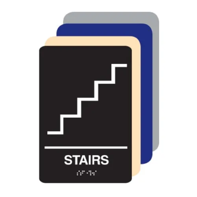 Stairs ADA Sign Different Colors