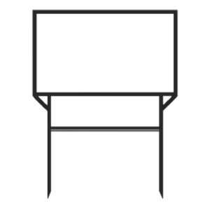 Real Estate Frame 18 x 30 with Single Rider