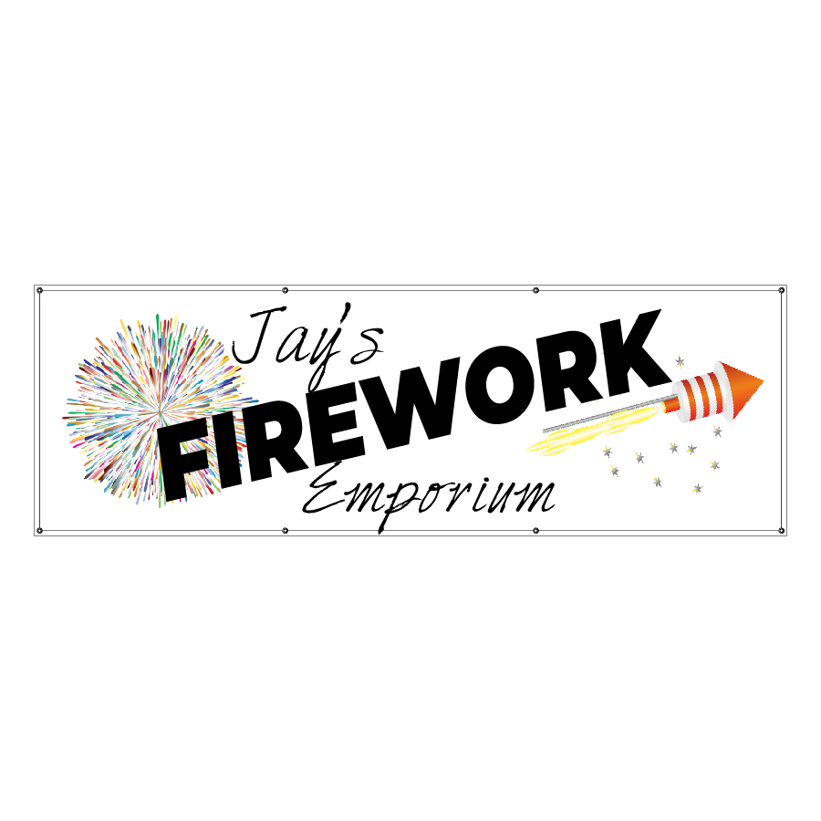 Fireworks Page Banner Product Photo - Jay's Firework Emporium Banner
