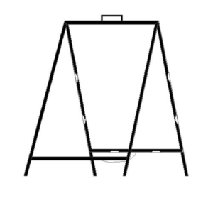 36 x 24 Steel A-Frame Frame