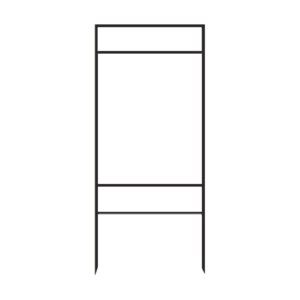 30 x 24 Real Estate Frame with 2 Rider Slots