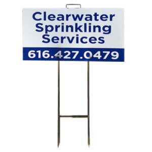 Foldover Coroplast Sign 12x24